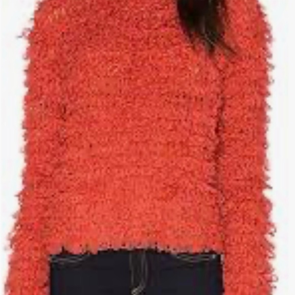 For Love And Lemons Sweaters - NWT New Knitz for For Love & Lemons Joplin Pullover Sweater Coral Salmon Small